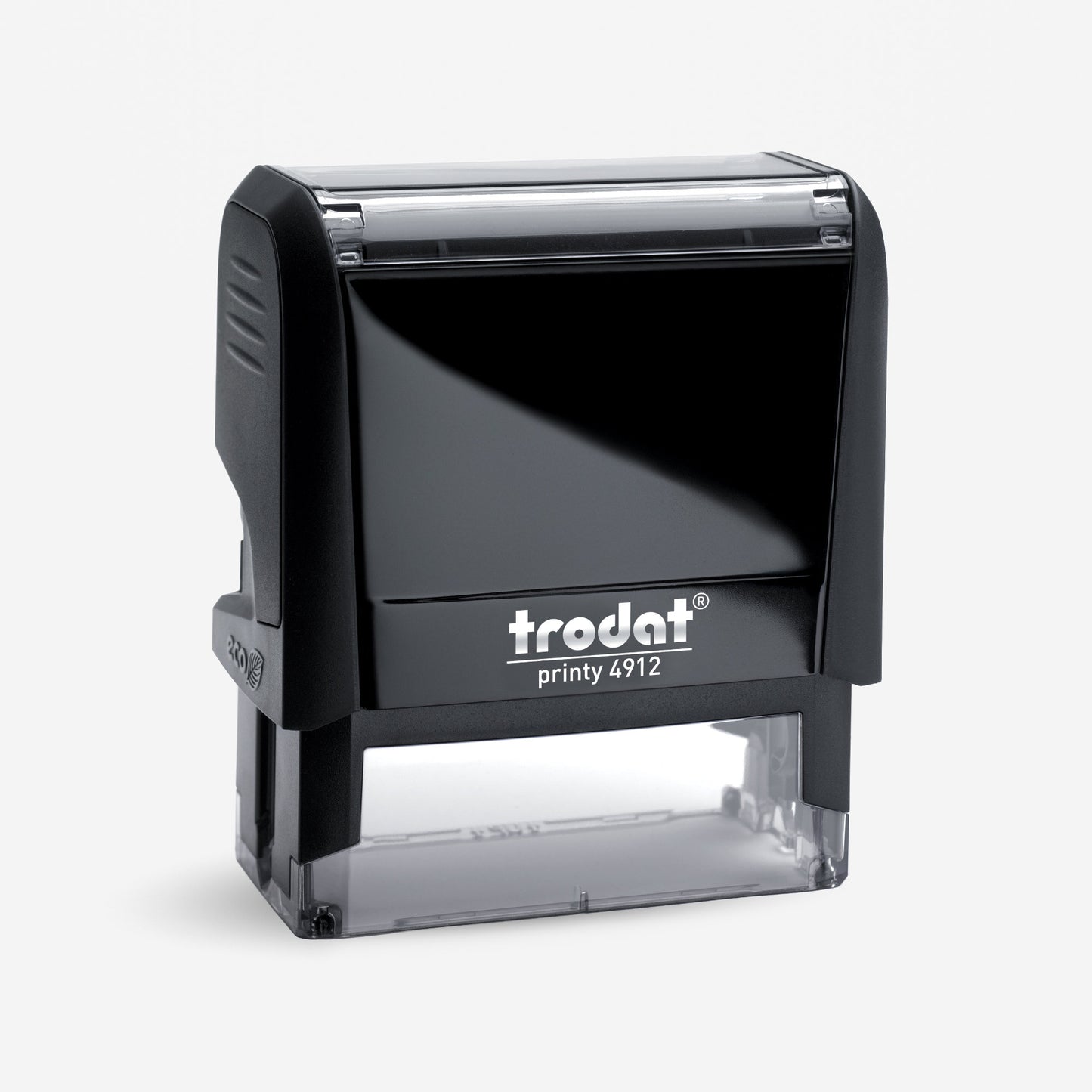 Trodat 4912 Self-Inking Stamp Impression: 3/4" x 1 7/8"