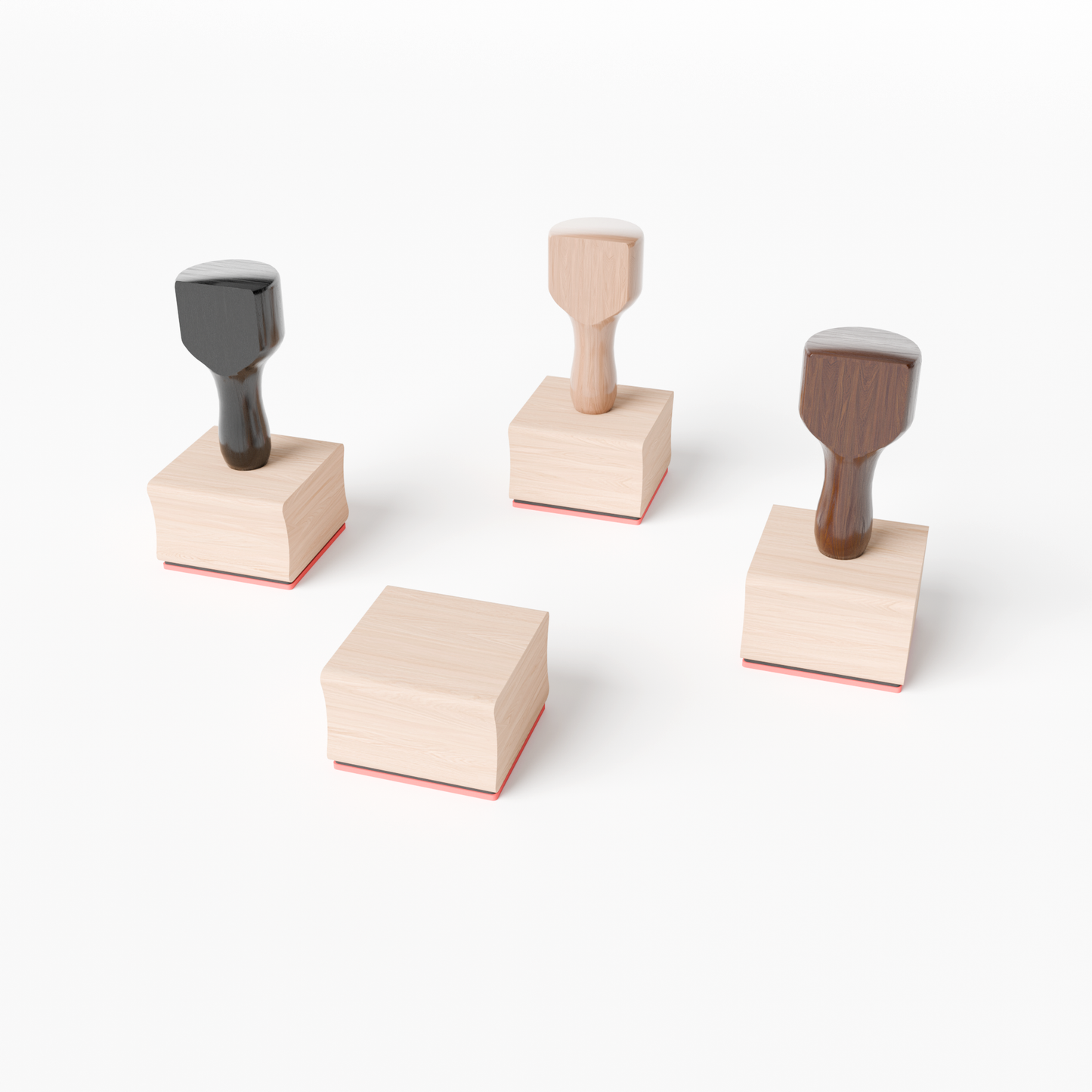 Square Wooden Stamps