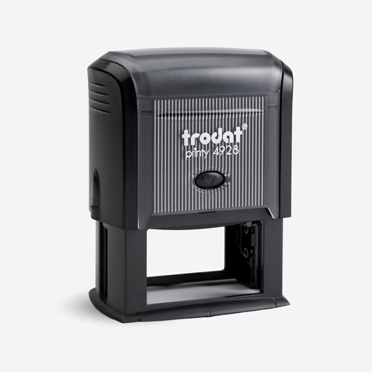 Trodat 4928 Self-Inking Stamp Impression: 1 1/4" x 2 3/8"