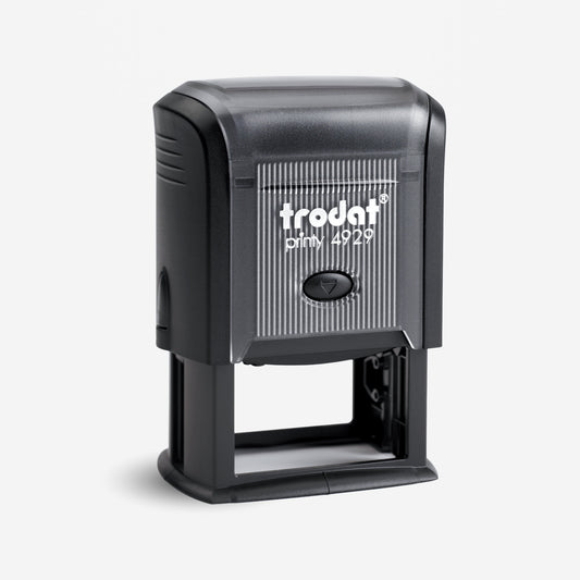 Trodat 4929 Self-Inking Stamp Impression: 1 1/8" x 2"