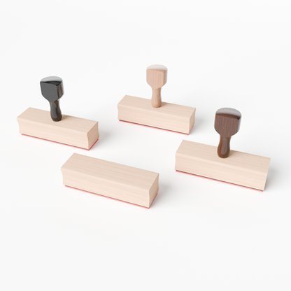 Wood Stamps | Extra Long Rectangle