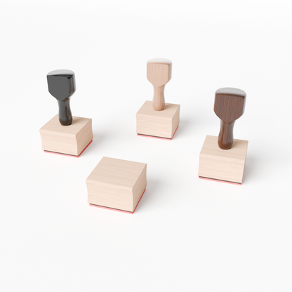 Square Wooden Stamps